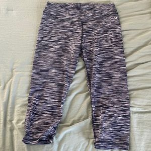 size 14 regular, brand xersion, black,gray, and white streaked